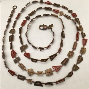 Majo Modernist Bronze Necklace